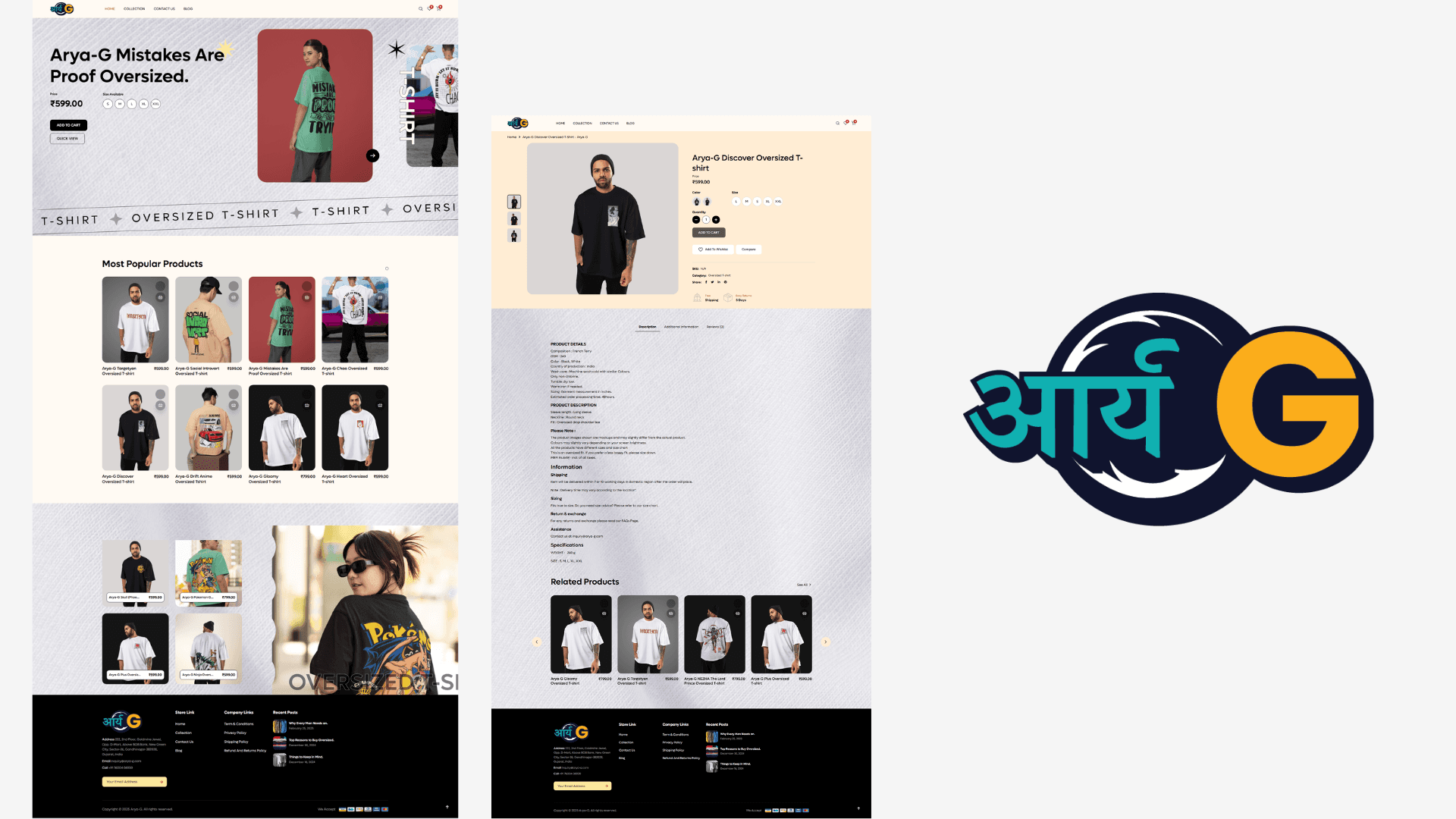 Arya-G – Elevating Online Clothing Retail